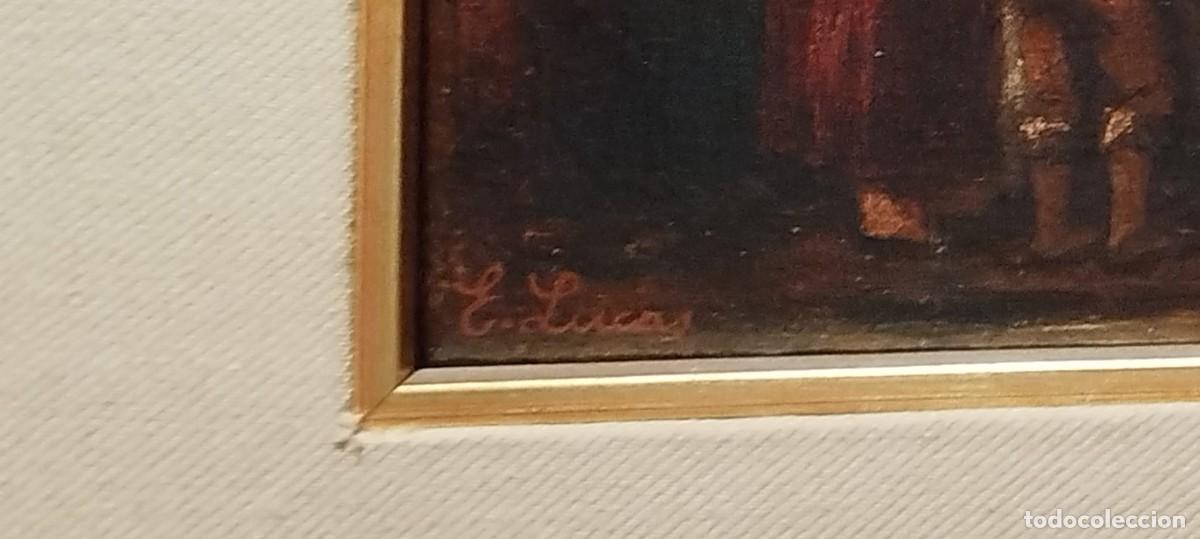 Arte: &rdquo;En el pat&iacute;bulo&rdquo; &mdash; Firmado &rdquo;E. Lucas&rdquo; - Foto 2