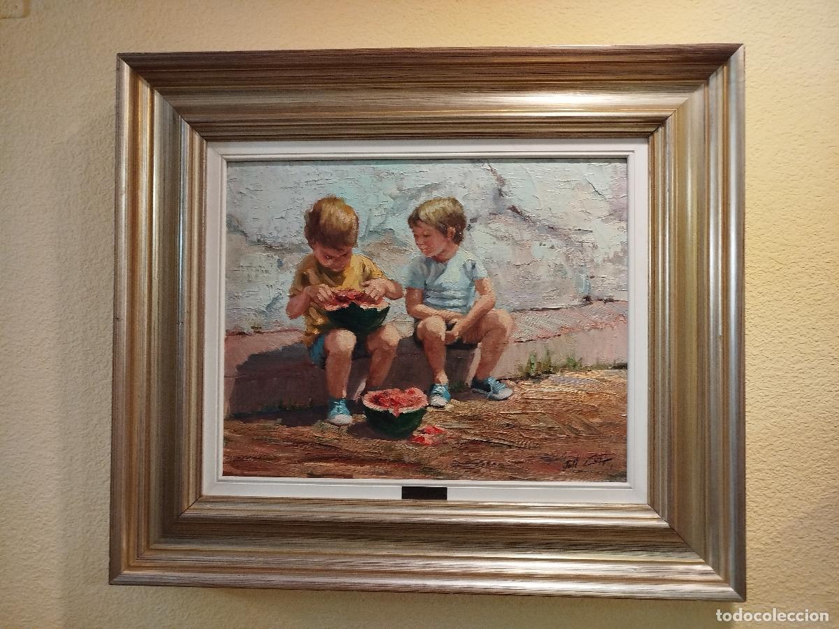 Arte: &rdquo;Ni&ntilde;os comiendo sand&iacute;a&rdquo; &mdash; Jos&eacute; Lull Cant&oacute;