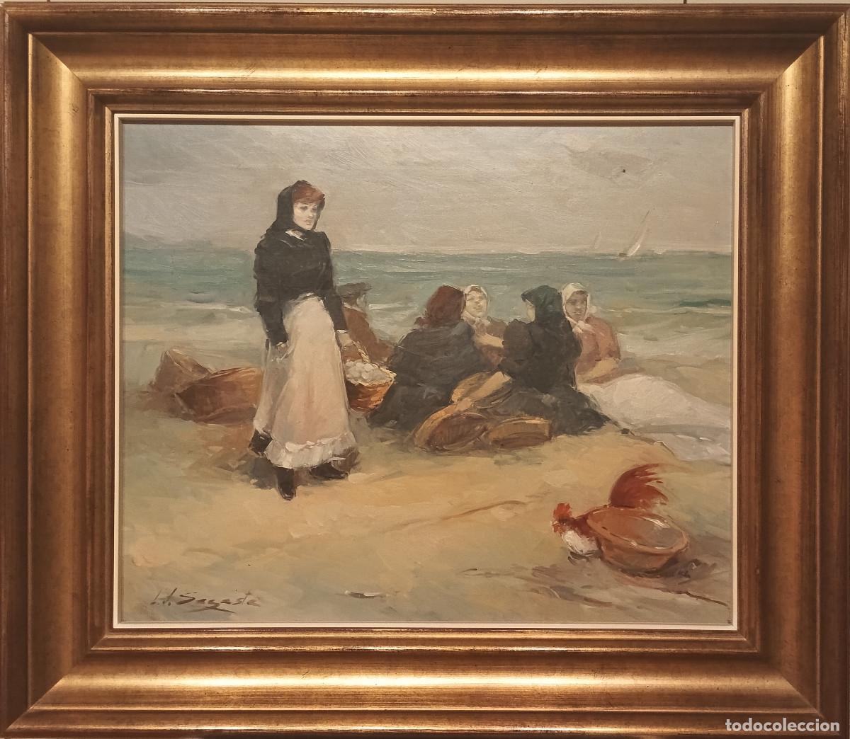 Arte: Cuadro. &Oacute;leo. Luis Arana Sagasta (Zaragoza, 1929) 46x38 cms