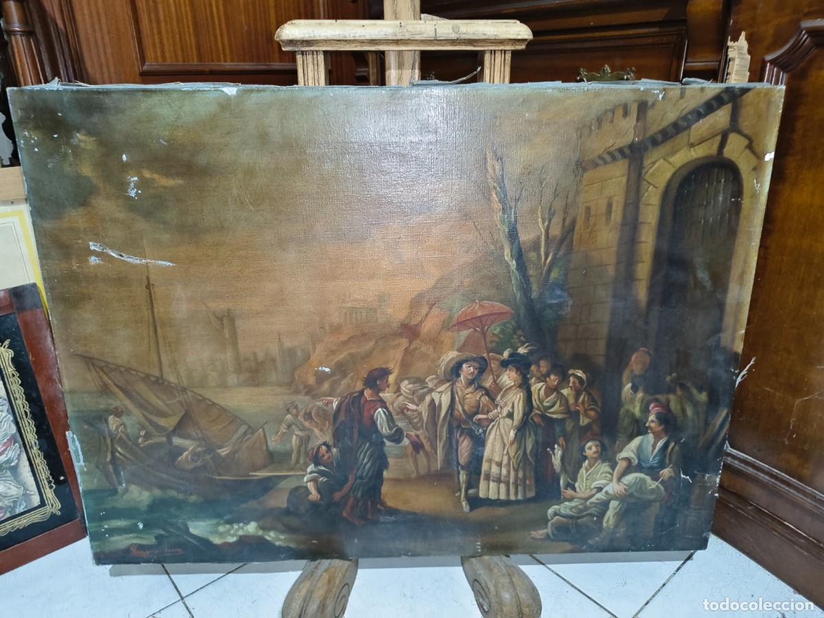 Arte: V&aacute;zquez Torres. Oleo sobre lienzo. 82x60 cm..
