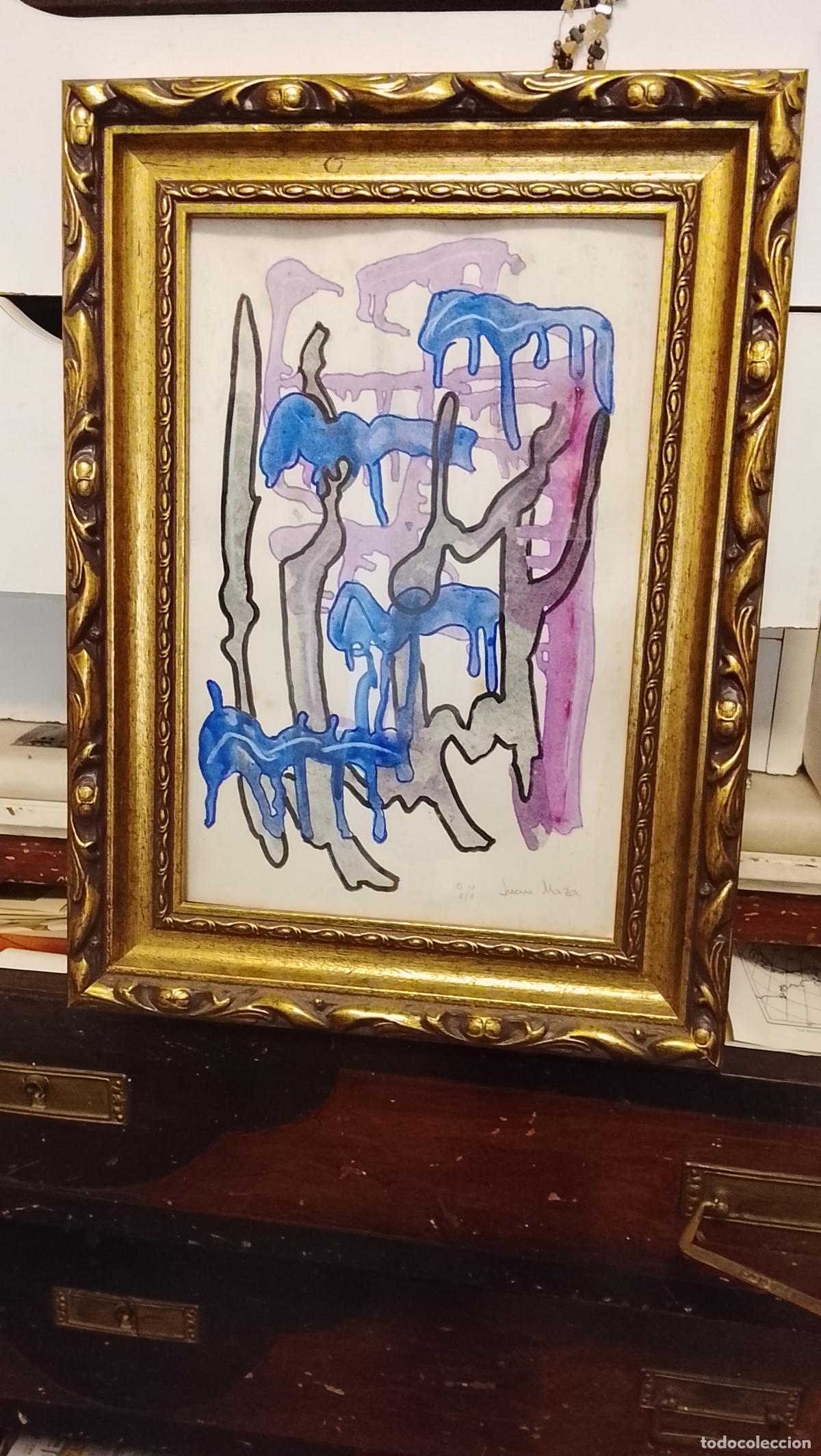 Arte: PINTURA ENMARCADA ARTE ABSTRACTO OBRA UNICA 1/1