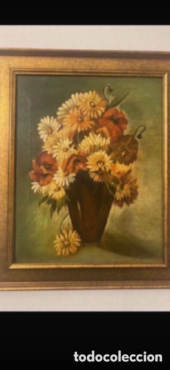 Arte: Flores . Oleo sobre lienzo