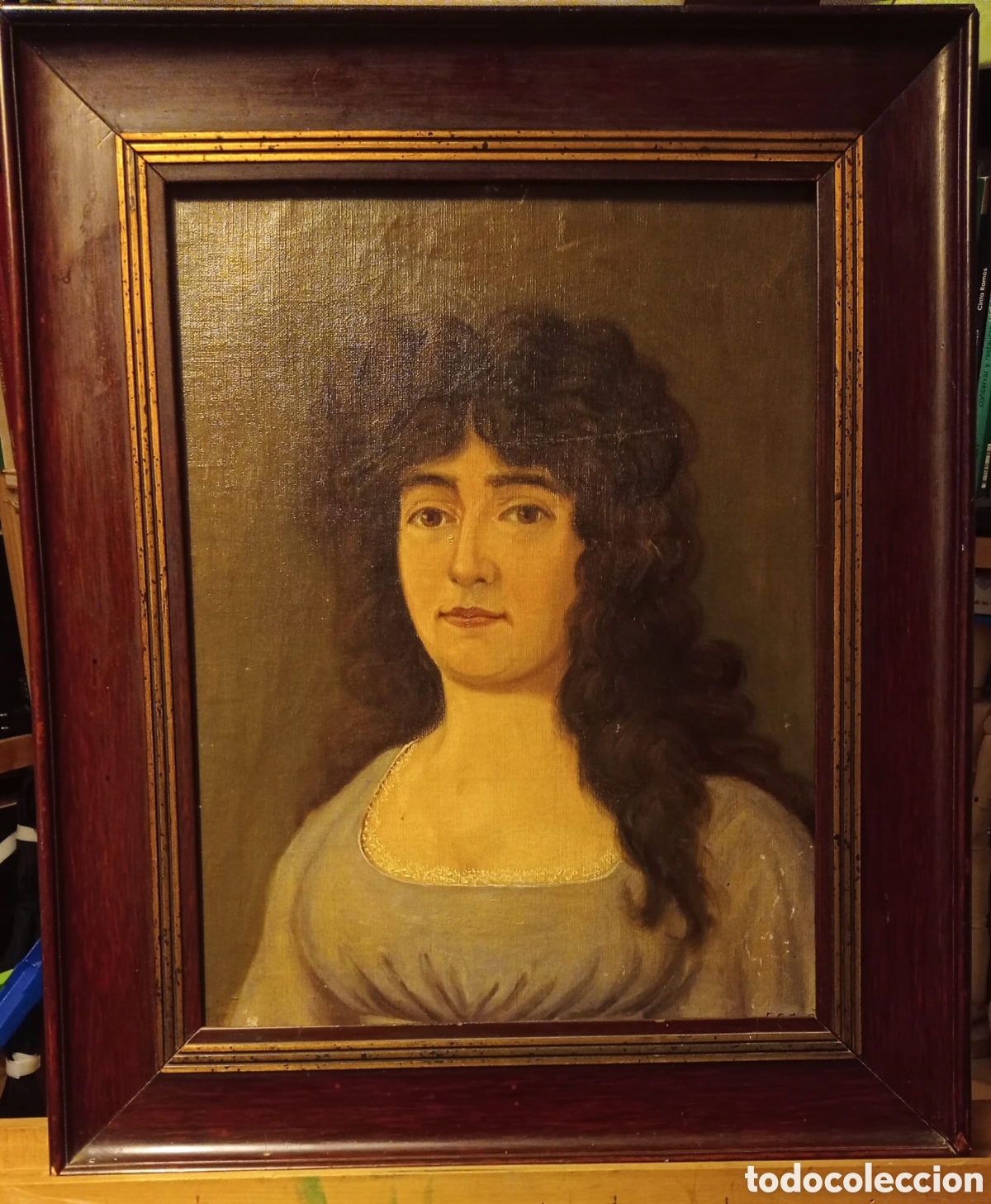 Arte: Retrato al &oacute;leo de la Condesa de Casa Flores