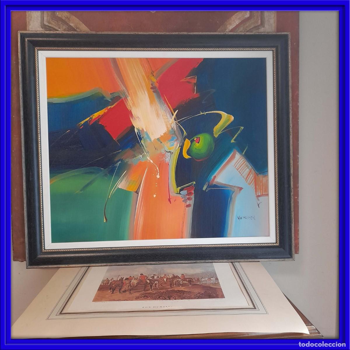 Arte: OLEO SOBRE LIENZO ABSTRACTO DE VAN HUSSEN