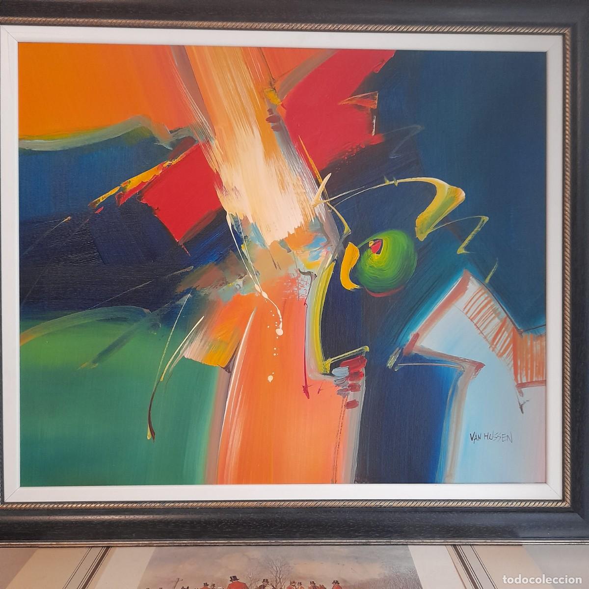 Arte: OLEO SOBRE LIENZO ABSTRACTO DE VAN HUSSEN - Foto 2