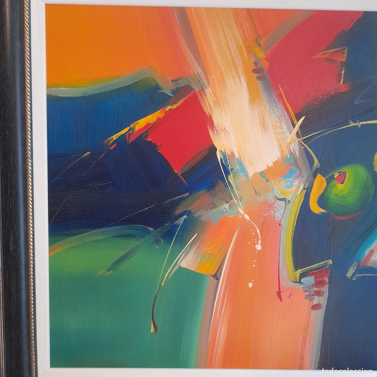 Arte: OLEO SOBRE LIENZO ABSTRACTO DE VAN HUSSEN - Foto 4