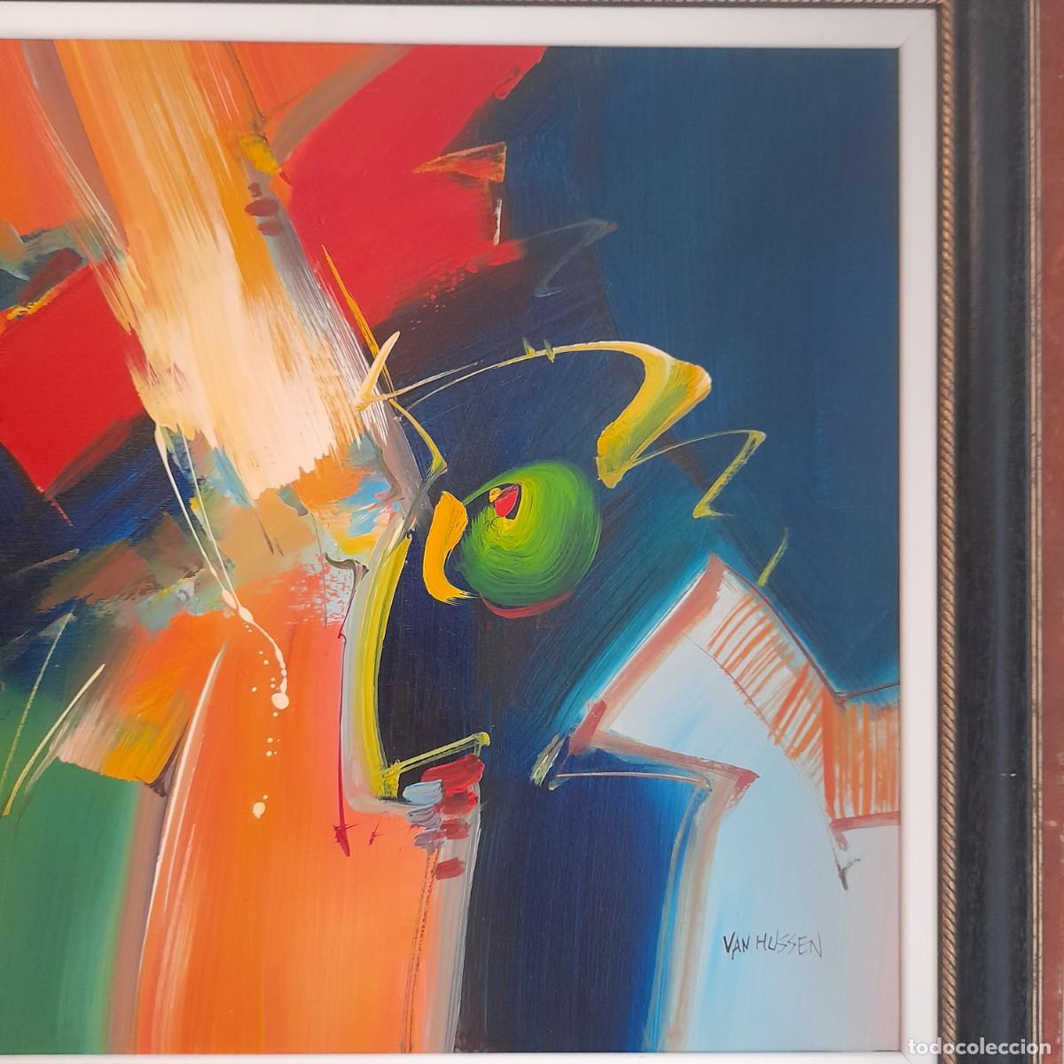 Arte: OLEO SOBRE LIENZO ABSTRACTO DE VAN HUSSEN - Foto 5