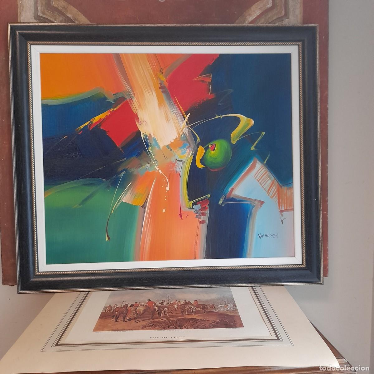 Arte: OLEO SOBRE LIENZO ABSTRACTO DE VAN HUSSEN - Foto 7