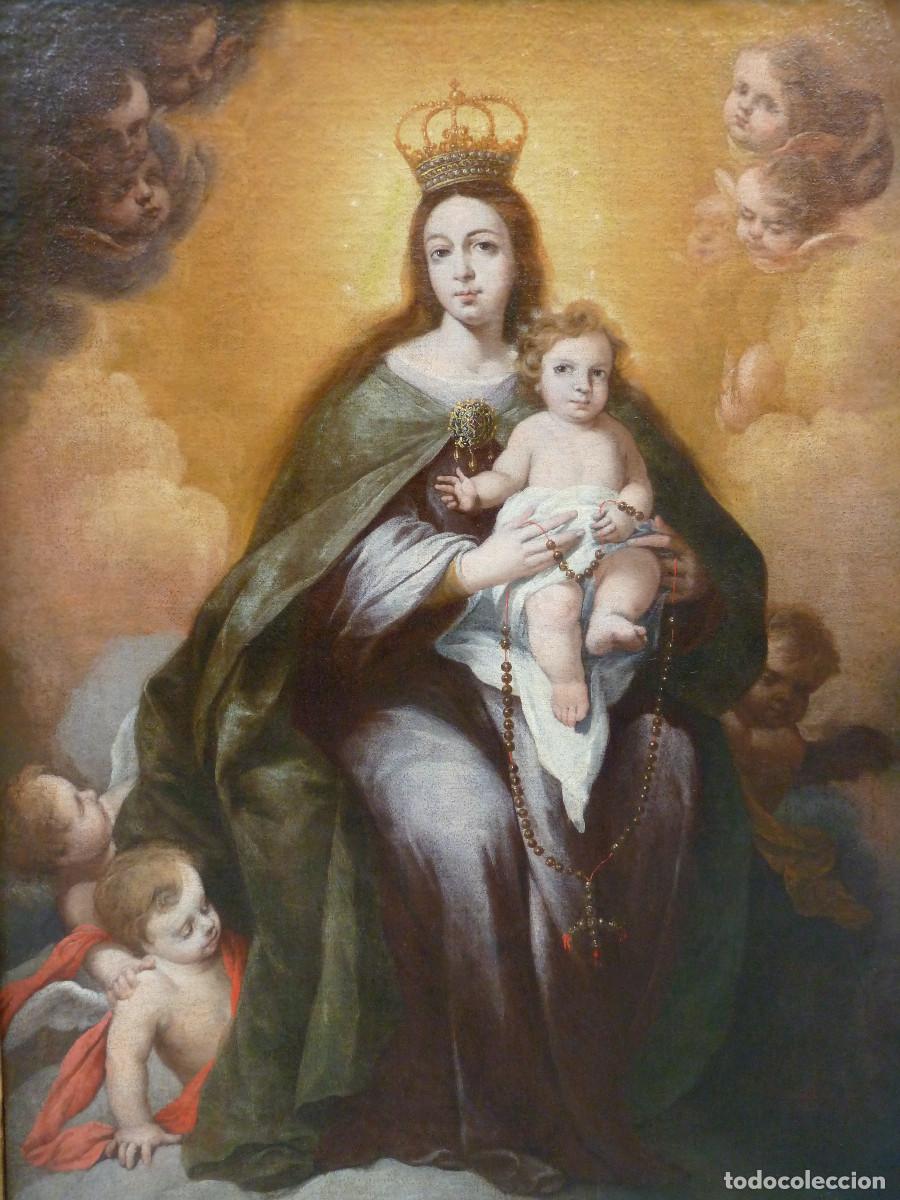 Arte: Virgen del Rosario. Andr&eacute;s P&eacute;rez de Pineda, atribuido