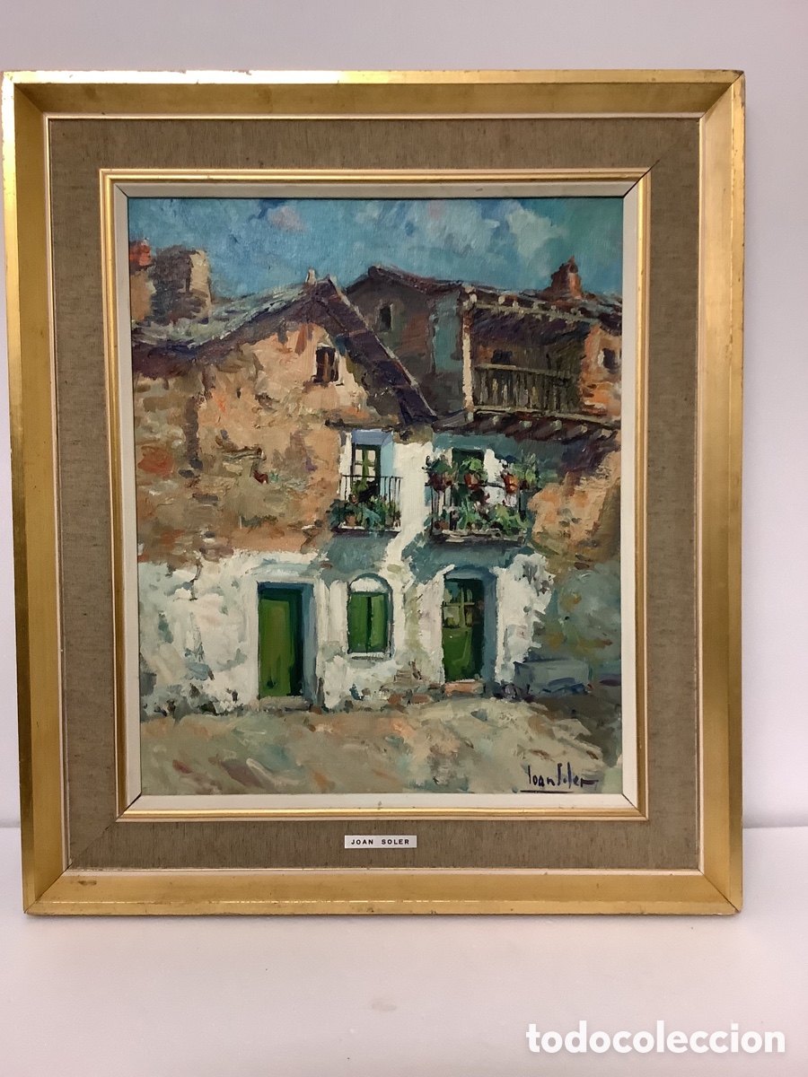 Arte: JOAN SOLER TOBELLA, BONITO OLEO SOBRE LIENZO. FIRMADO.