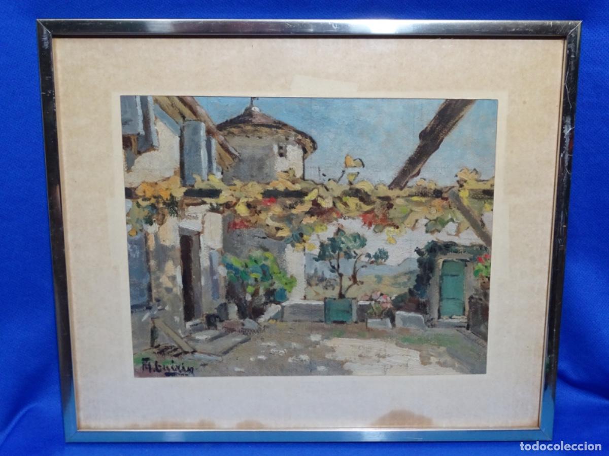 Arte: OLEO SOBRE CARTULINA FIRMADO M. F. GU&Egrave;RIN. BUEN TRAZO. SELLO SENNACHERIBBO.