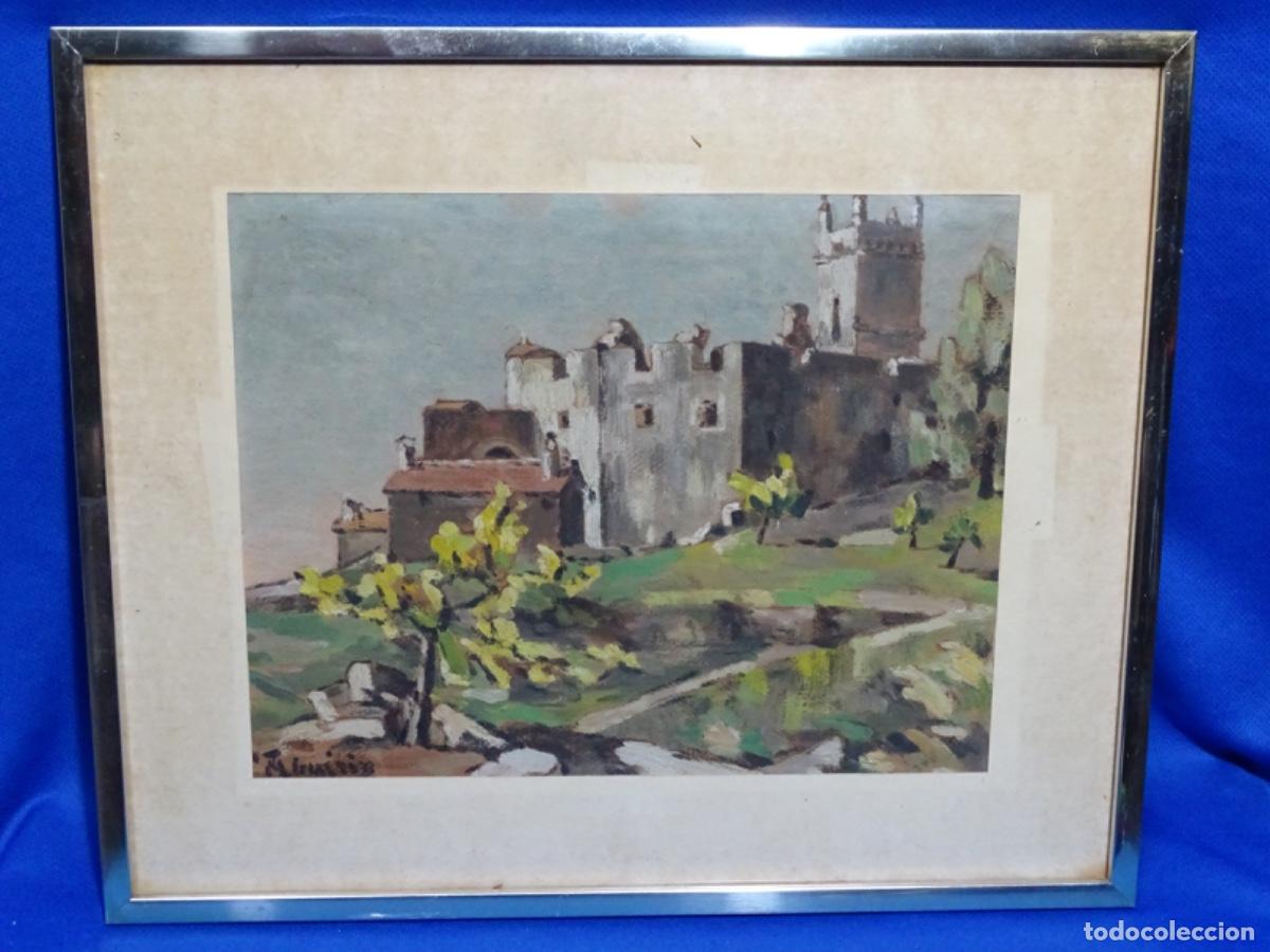 Arte: OLEO SOBRE CARTULINA FIRMADO M. F. GU&Egrave;RIN. BUEN TRAZO. SELLO SENNACHERIBBO.