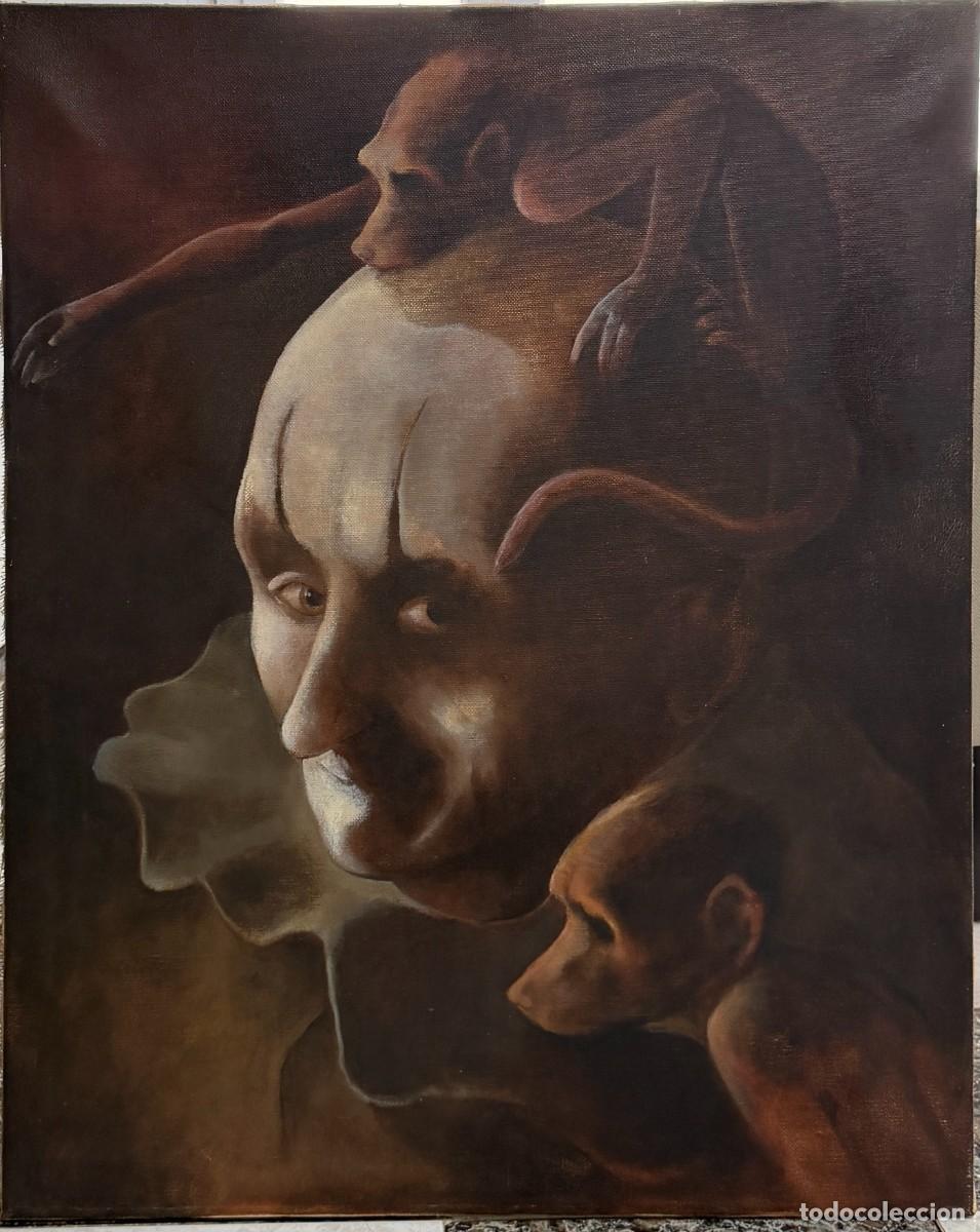 Arte: Peter Harskamp , &oacute;leo lienzo firmado y fechado en 1975 , La Haya , Holanda , R818