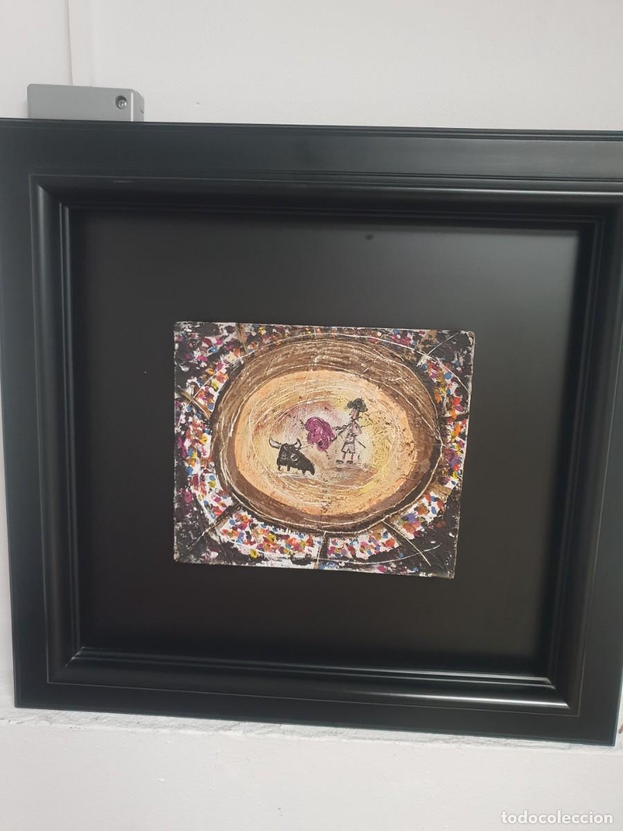 Arte: Oleo sobre oleo pegado tabla sergio piera martorell