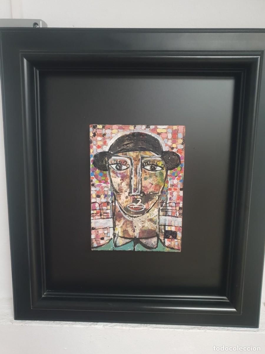Arte: Oleo pegado a tabla sergio piera martorell