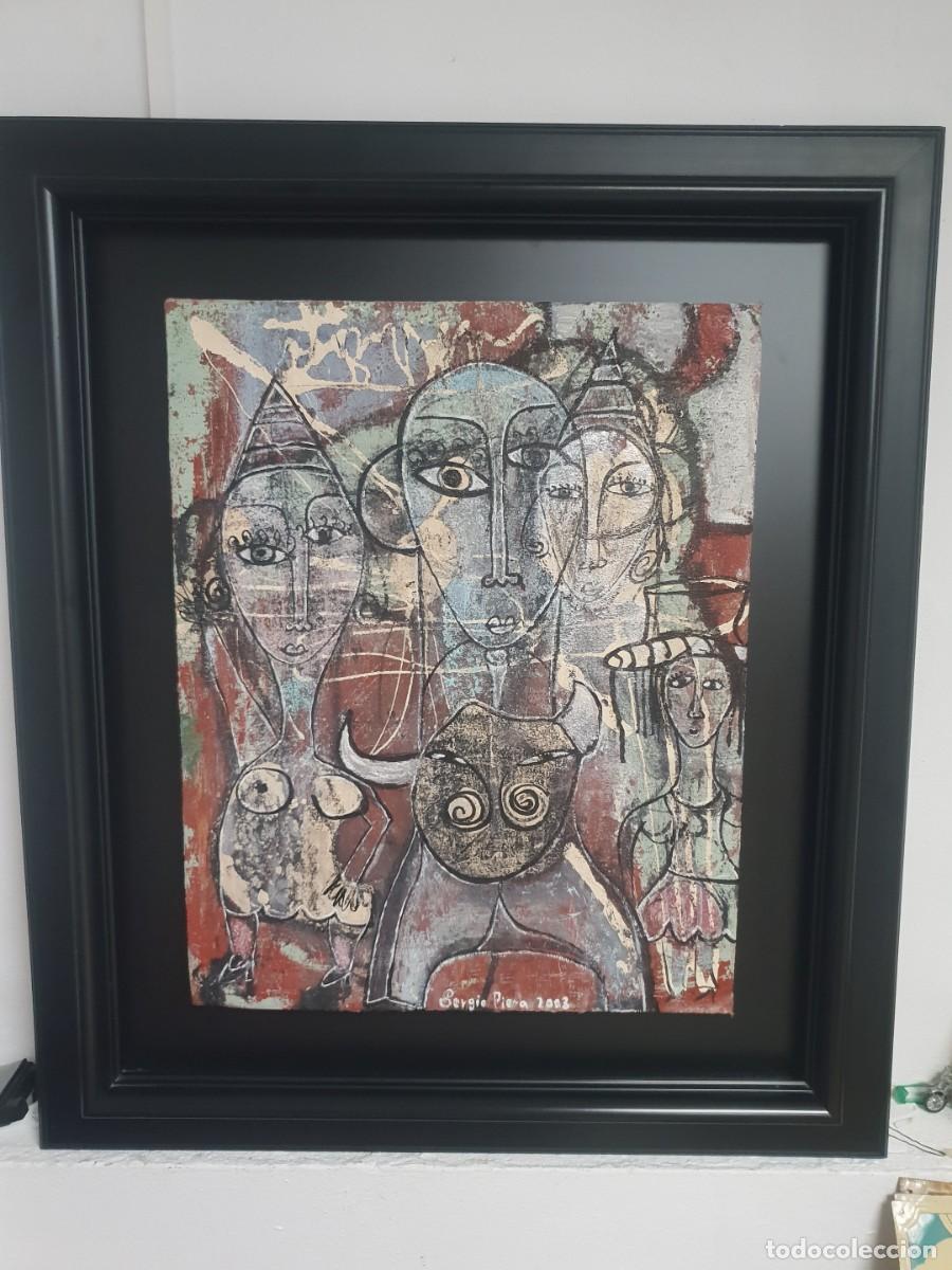 Arte: Sergio piera martorell oleo pegado a tabla