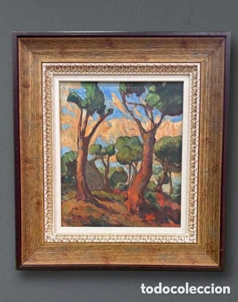 Arte: RICARD CANALS &ldquo;BOSQUE MEDITERRANEO&rdquo; &Oacute;LEO SOBRE LIENZO