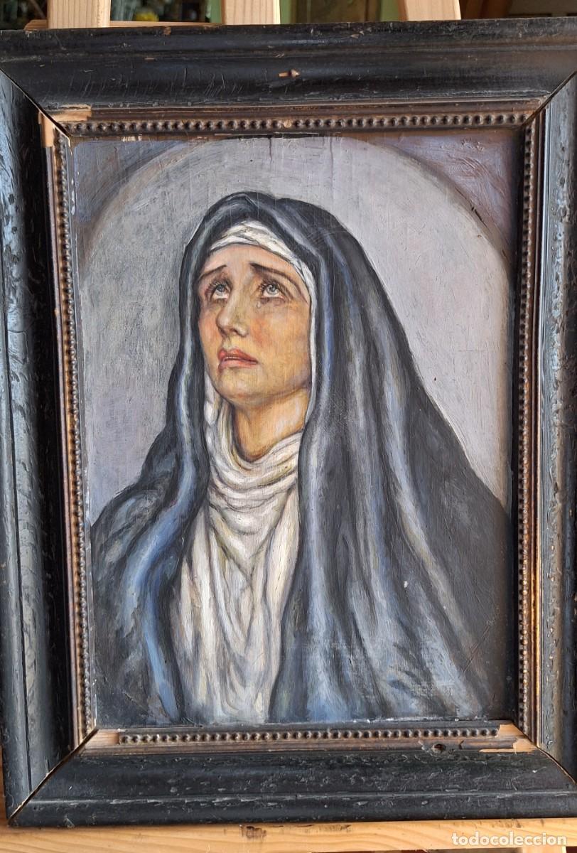 Arte: Oleo Virgen Dolorosa - Foto 1