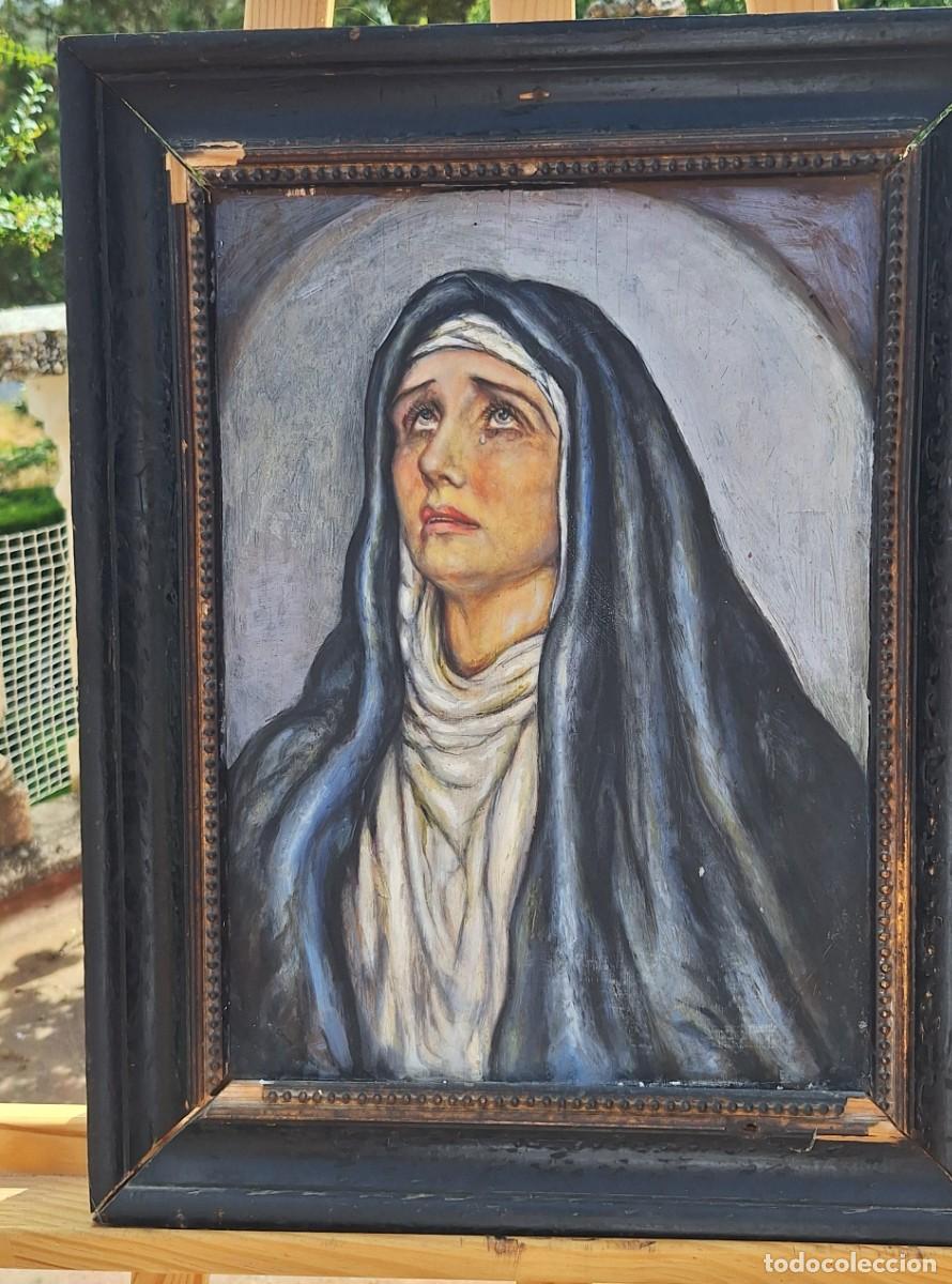 Arte: Oleo Virgen Dolorosa - Foto 3