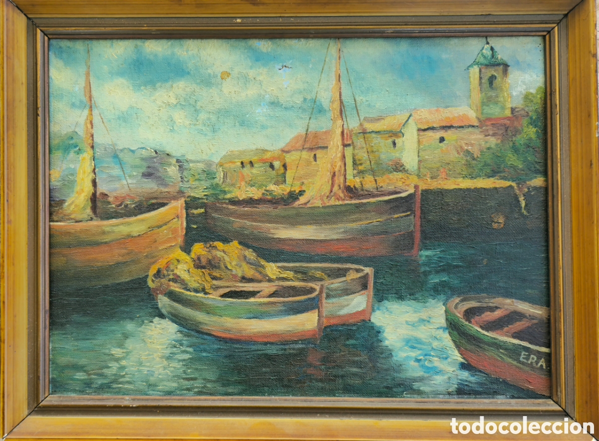Arte: Oleo sobre lienzo. Marina - Foto 6