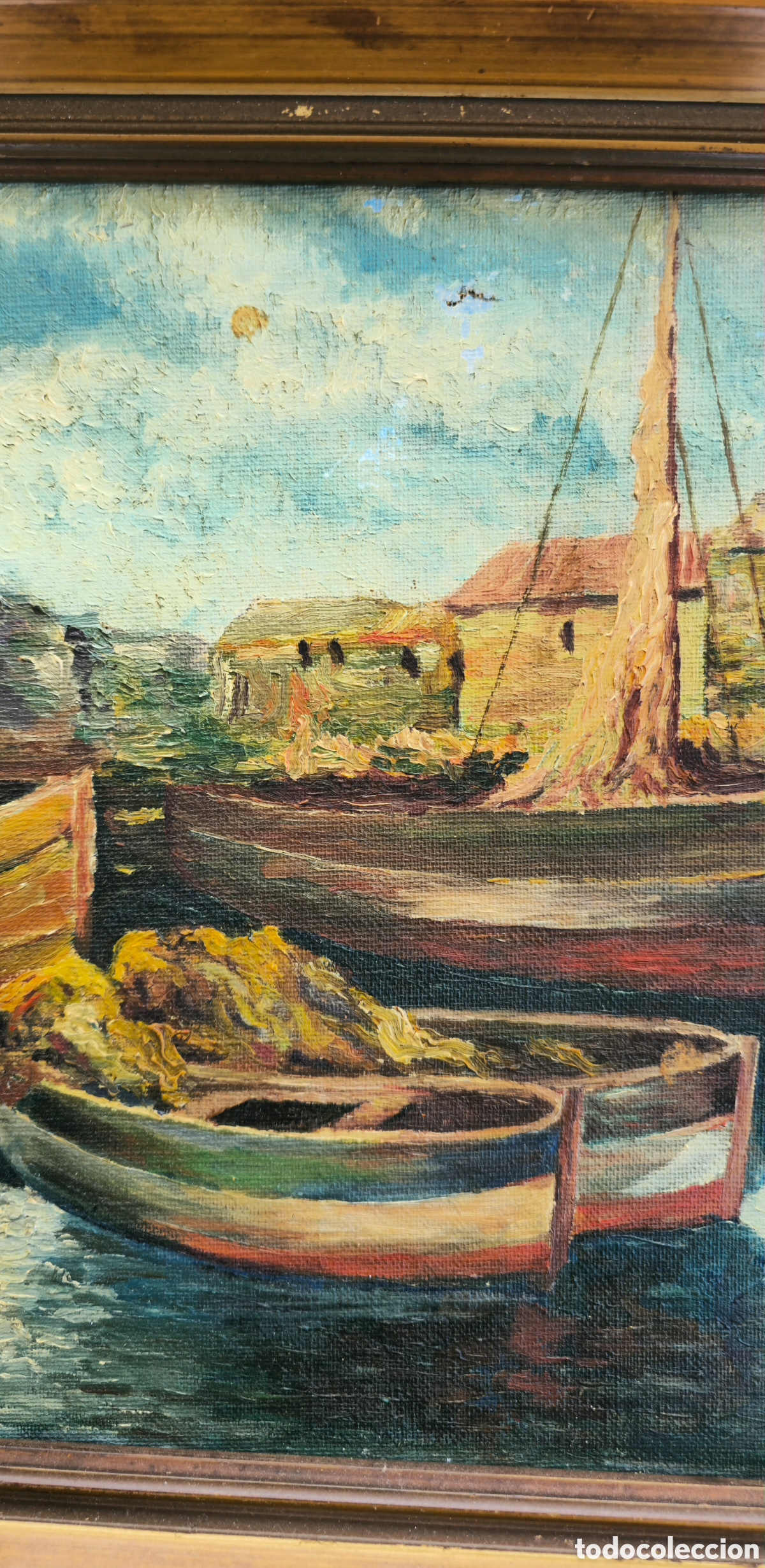 Arte: Oleo sobre lienzo. Marina - Foto 7