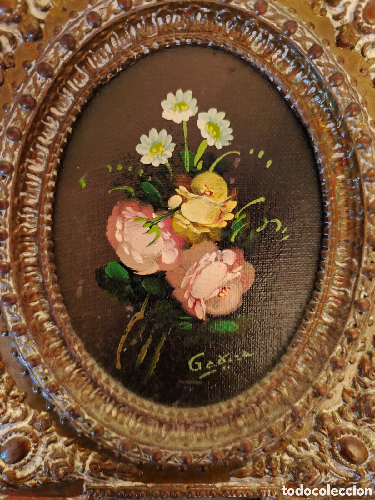 Arte: Bodeg&oacute;n floral 23x19 cada uno - Foto 3