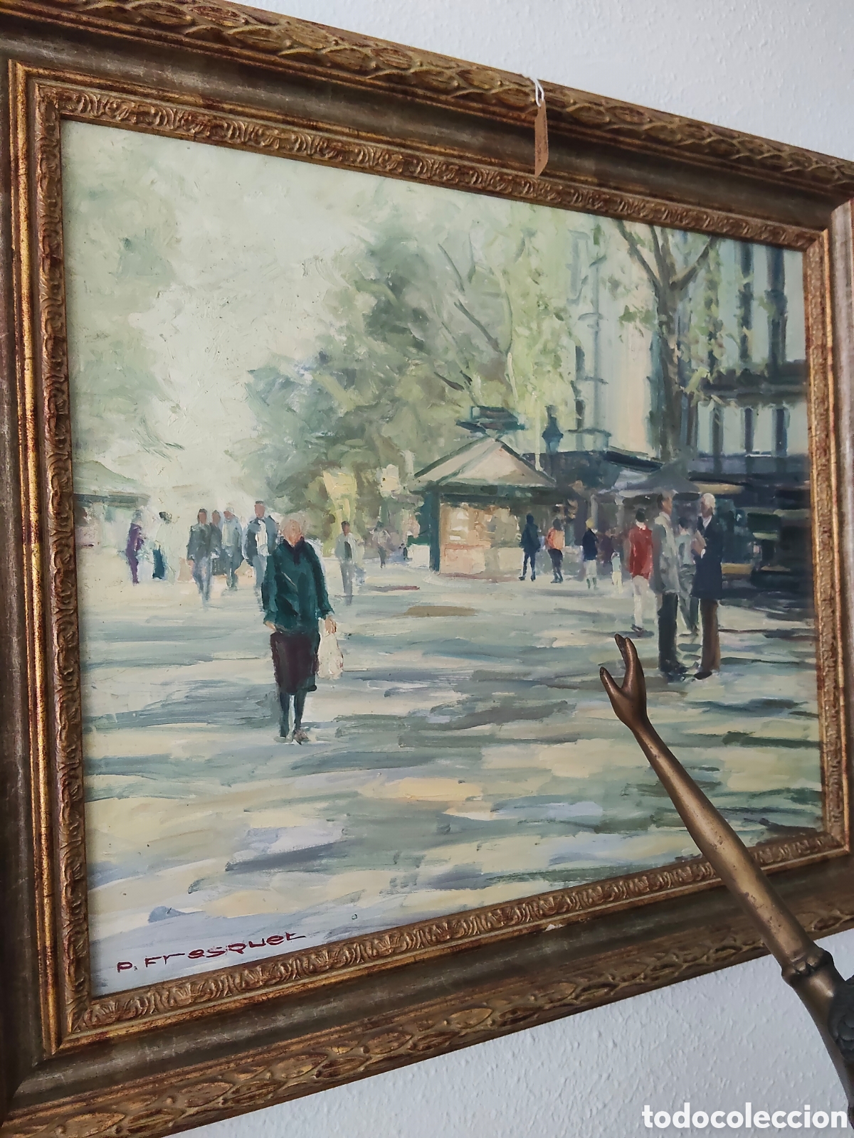 Arte: &Oacute;leo sobre lienzo firmado FRESQUET