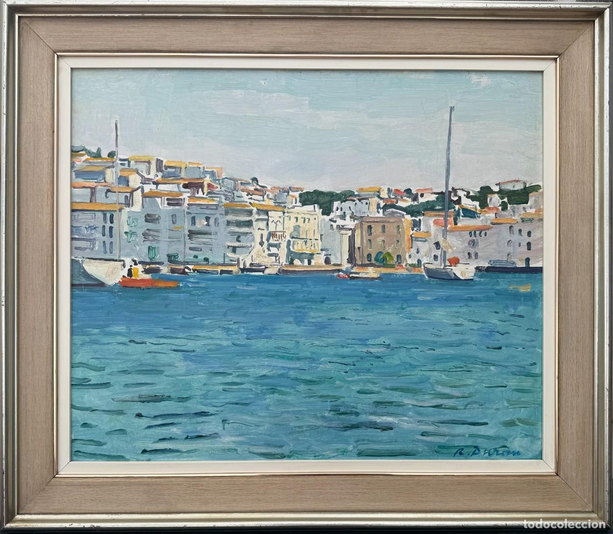 Arte: Rafael Duran Benet &ndash; Cadaqu&eacute;s, Costa Brava &ndash; &Oacute;leo sobre tablex &ndash; Pintura catalana del siglo XX