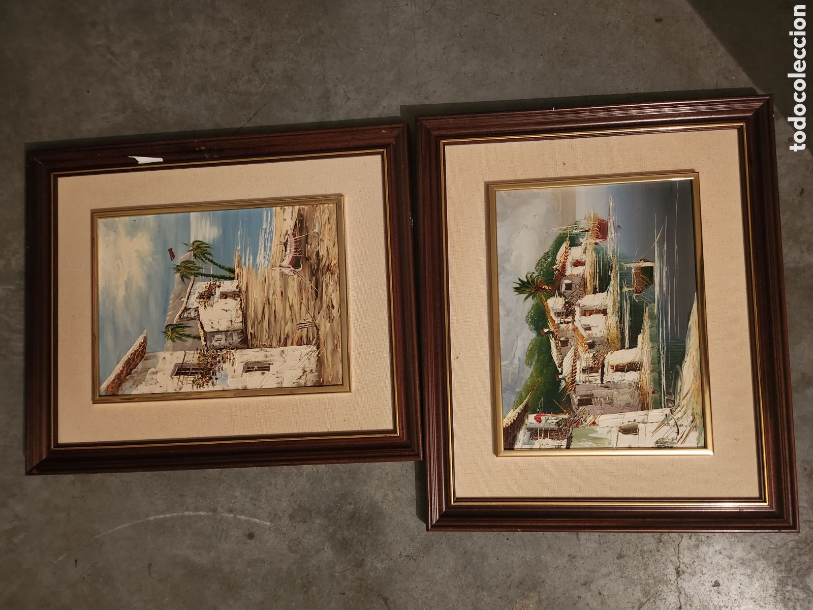 Arte: Lote 2 cuadros &oacute;leo , los de la foto