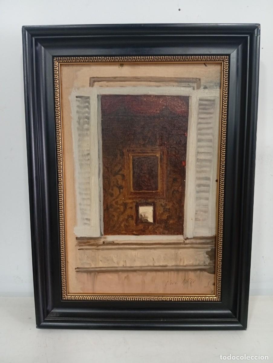 Arte: Alejo Vera - Ventana del vaticano. Firmado, fechado y documentado.