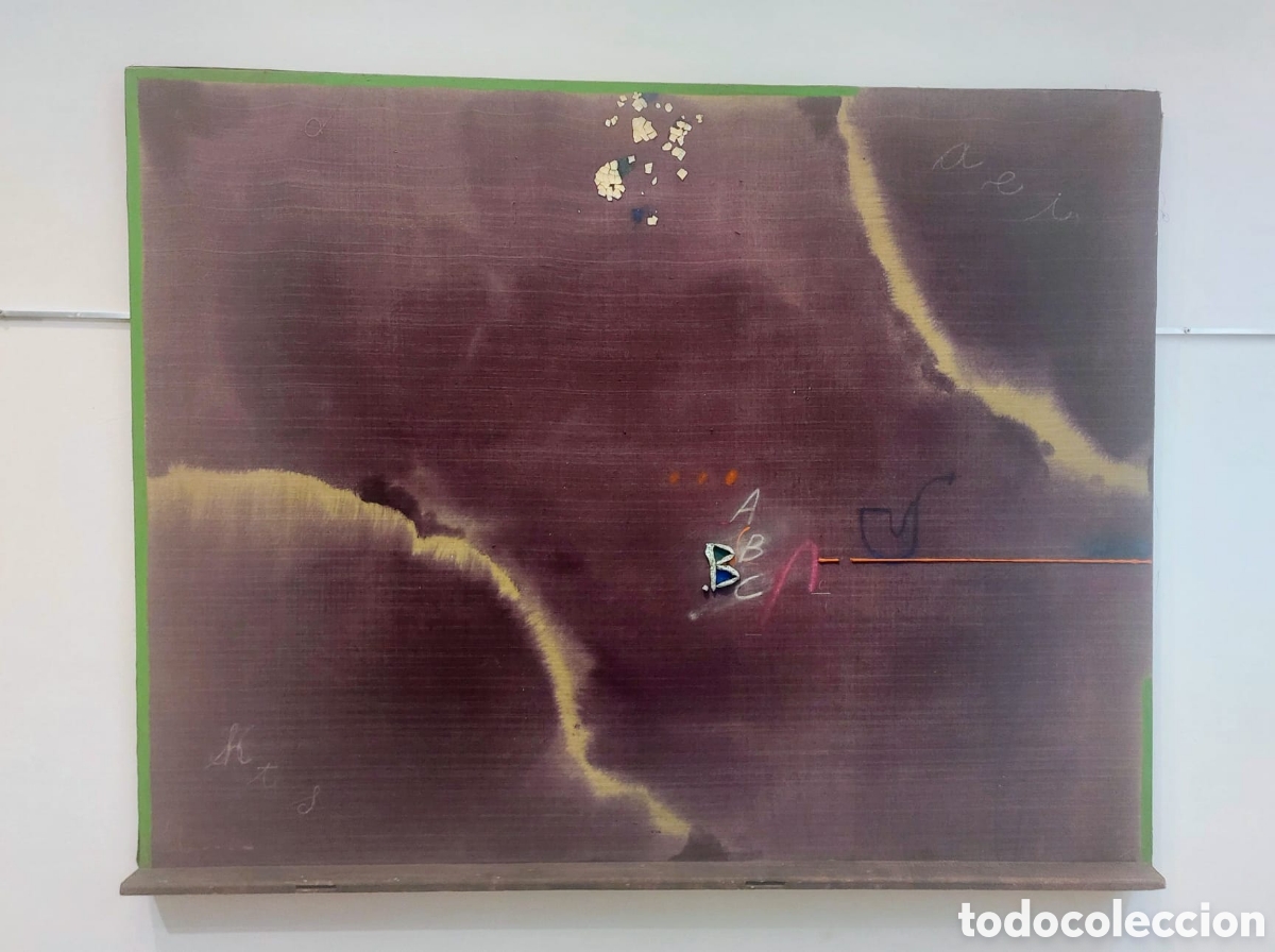 Arte: VILADACANS PERA JUAN OLEO TEA 1972 EL VOL DEL. ABECEDARI 114X146 DE MUSEOI