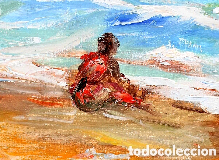 Arte: D&iacute;a de Playa FIRMADO CATALA - Foto 7