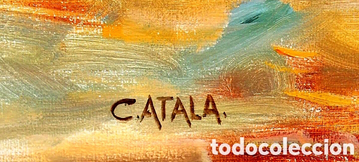 Arte: D&iacute;a de Playa FIRMADO CATALA - Foto 8