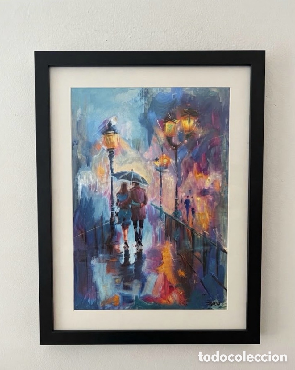 Arte: Cuadro pintado a mano en pintura acr&iacute;lica