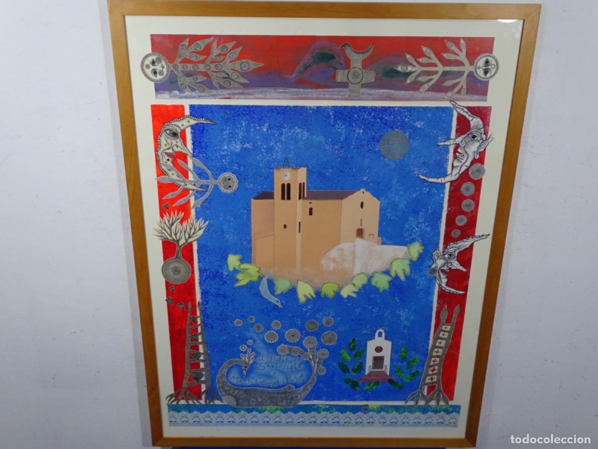 Arte: T&Eacute;CNICA MIXTA NEFER ROVIRA I JOAN (MATARO 1960). DEL POBLE DE SANT ISCLE A MARTI COLOMER I PUJOL.
