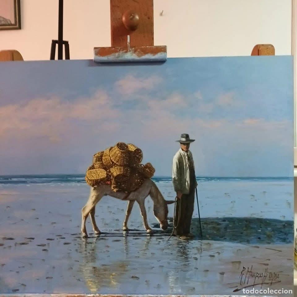 Arte: ARRIERO VENDIENDO CANASTOS - Foto 1