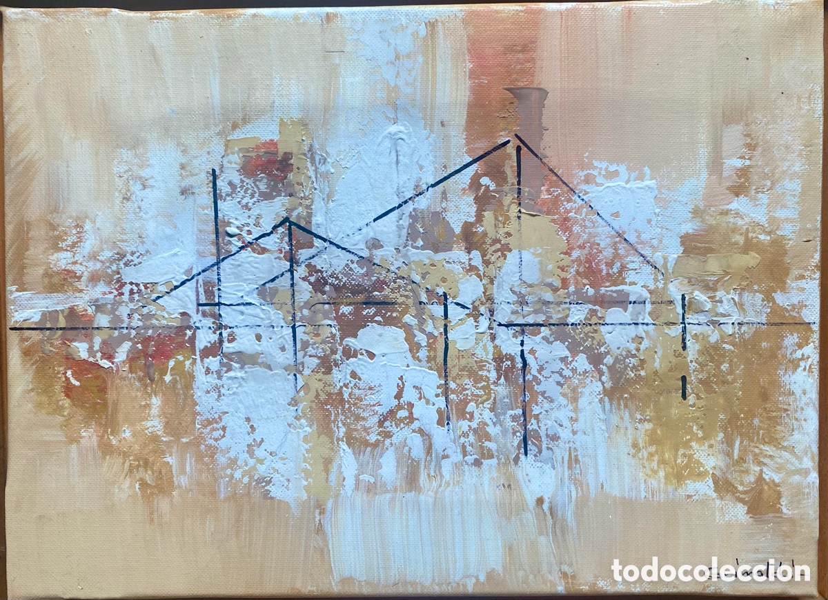 Arte: &Oacute;leo s/lienzo Grimaldi - Foto 4