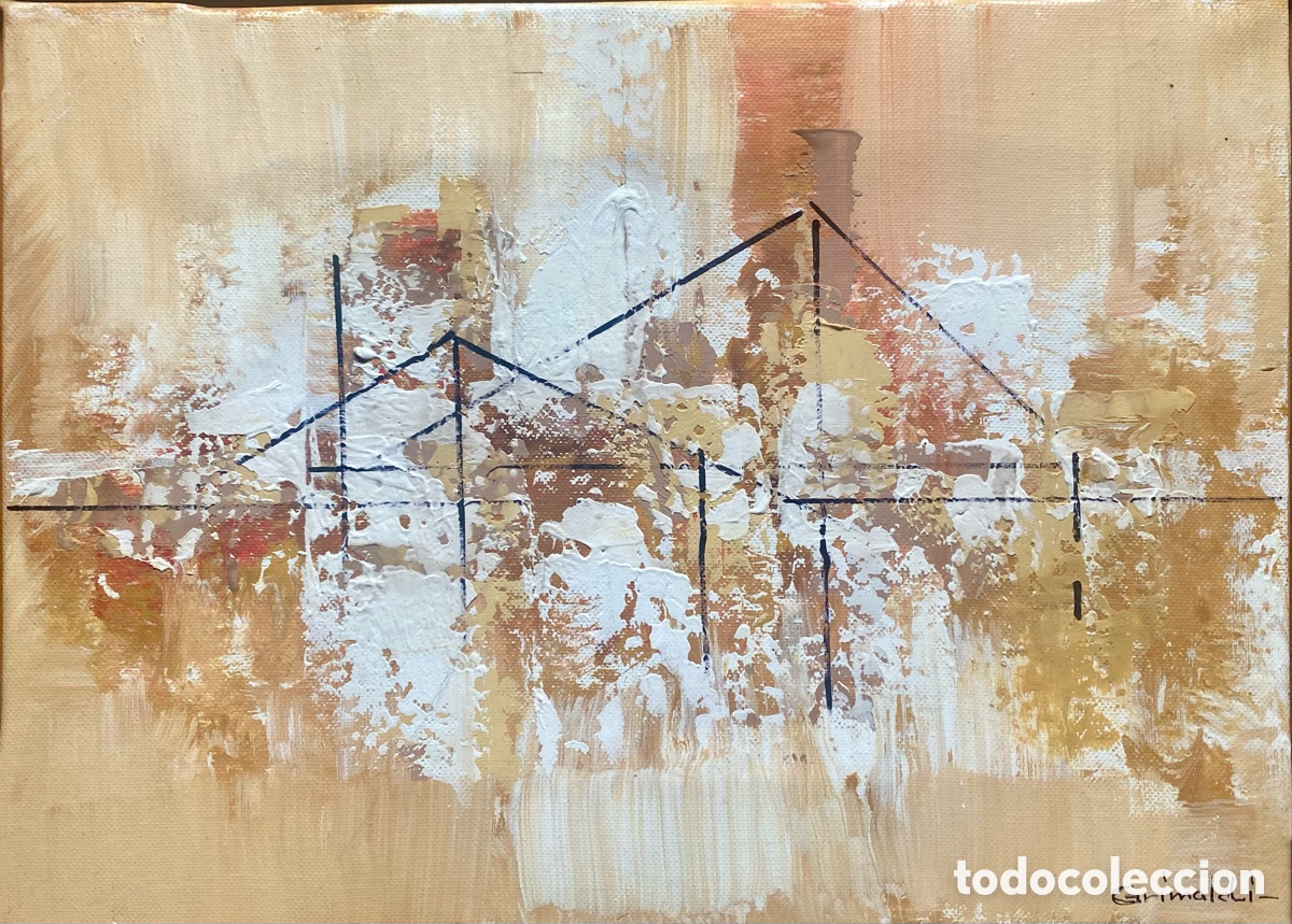 Arte: &Oacute;leo s/lienzo Grimaldi - Foto 5