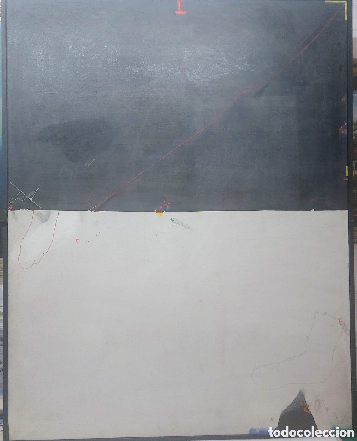 Arte: VILADACANS PERA OLEO TELA 1971.. 146X 152 .. EL CAMINO N.9