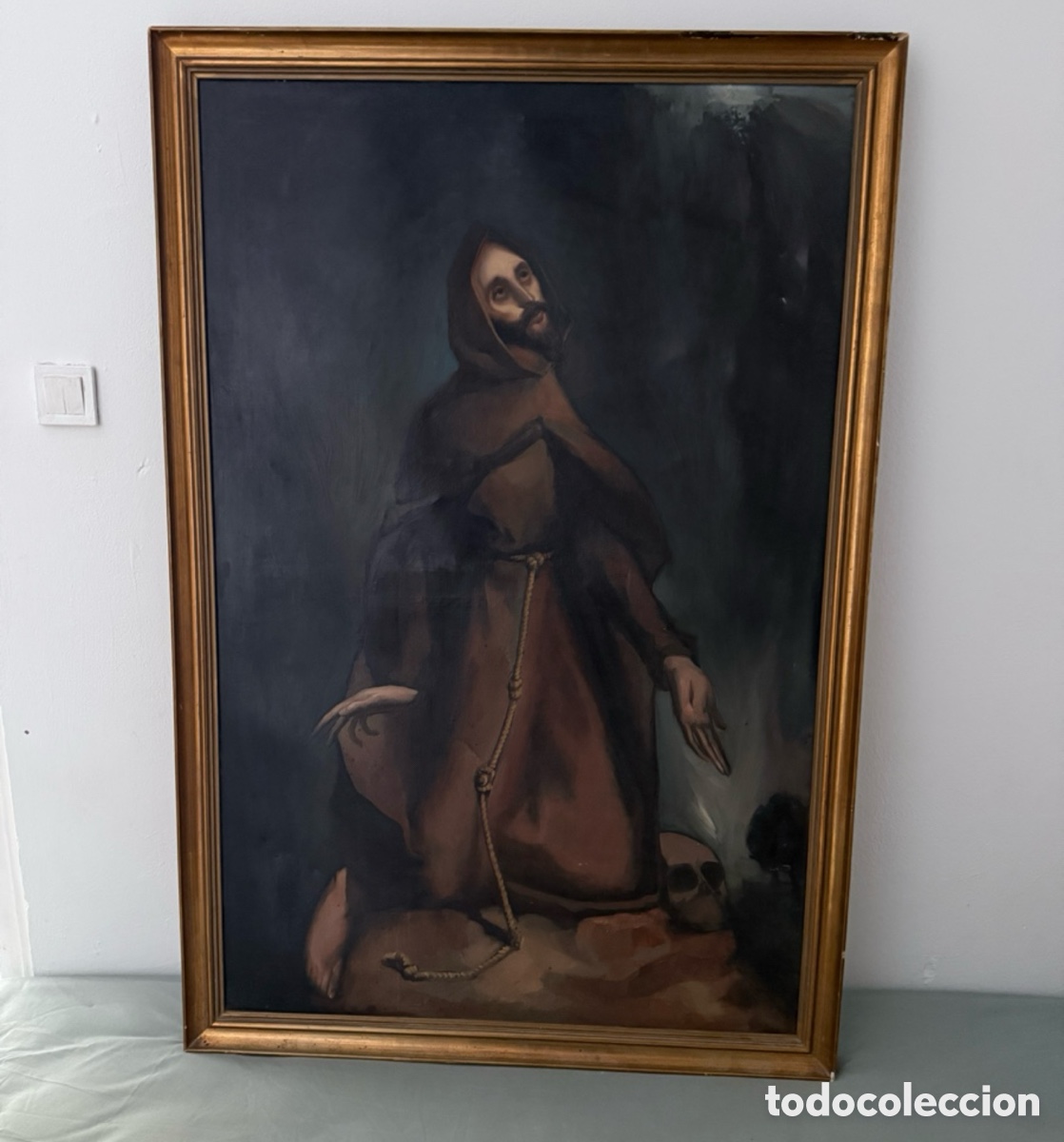 Arte: &Oacute;LEO SOBRE LIENZO &ndash; SAN FRANCISCO DE AS&Iacute;S &ndash; SIGLOS XVIII-XIX