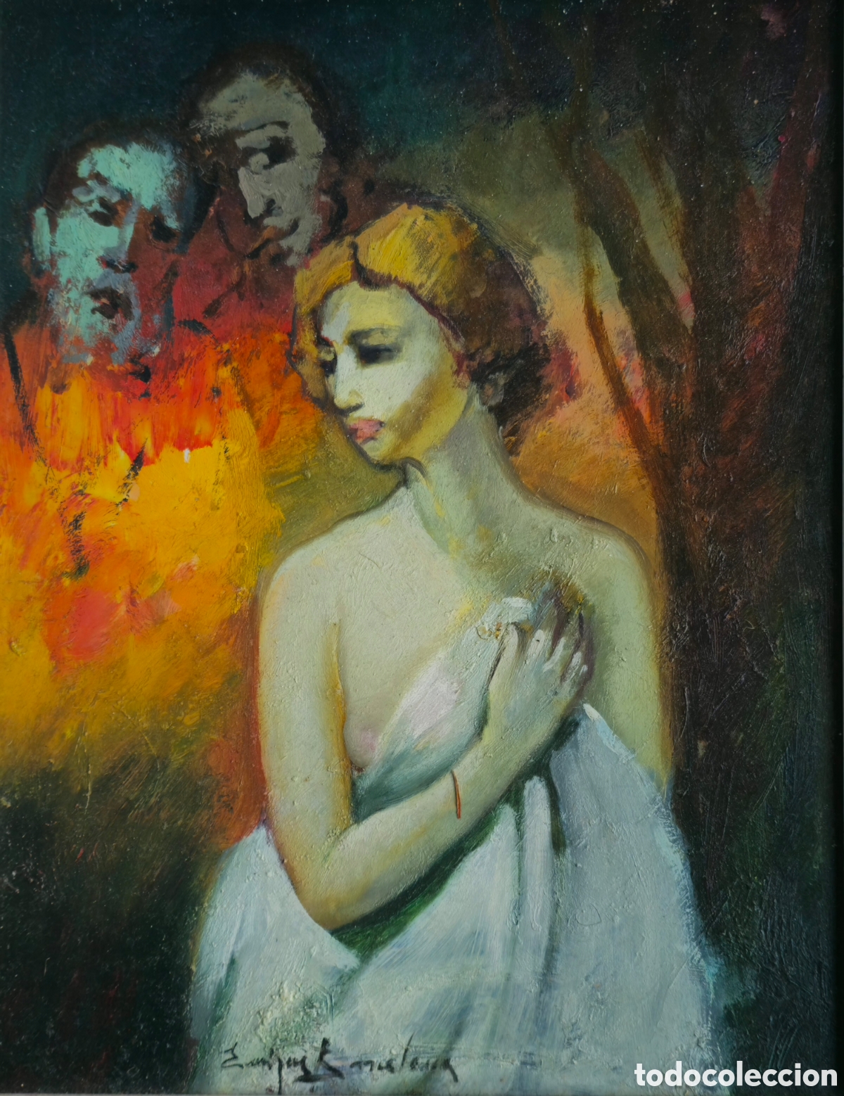 Arte: Enrique Barcelona. Oleo sobre tabla - Foto 2