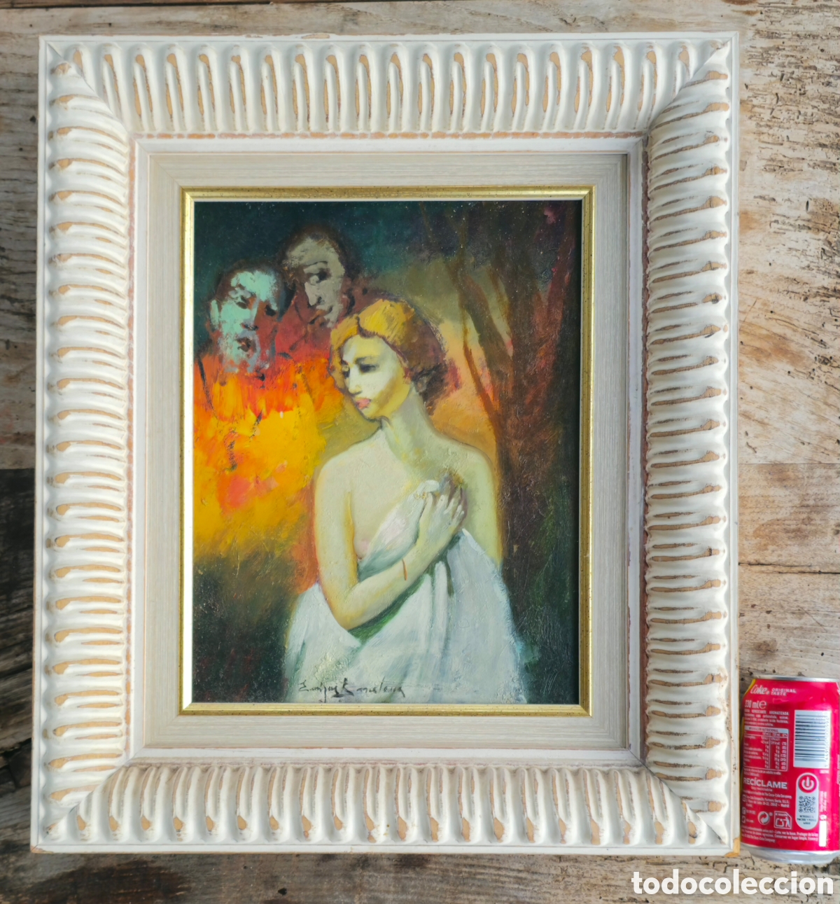 Arte: Enrique Barcelona. Oleo sobre tabla - Foto 1
