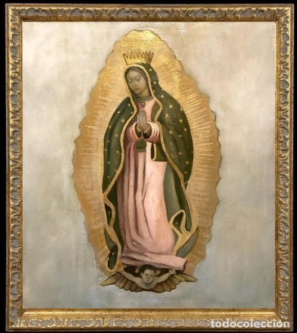 Arte: ESCUELA MEXICANA S. XX - NUESTRA SE&Ntilde;ORA DE GUADALUPE