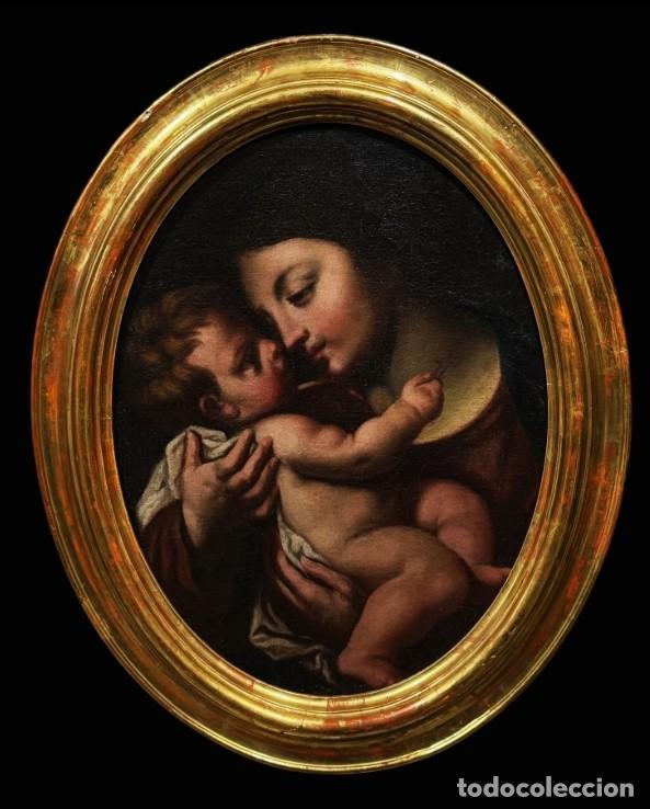 Arte: Escuela de Bolonia (c. 1680) - Virgen con el Ni&ntilde;o