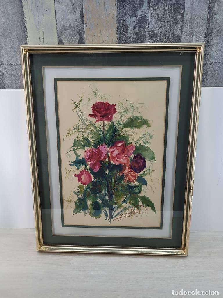 Arte: CUADRO RAMO DE ROSAS - Foto 2