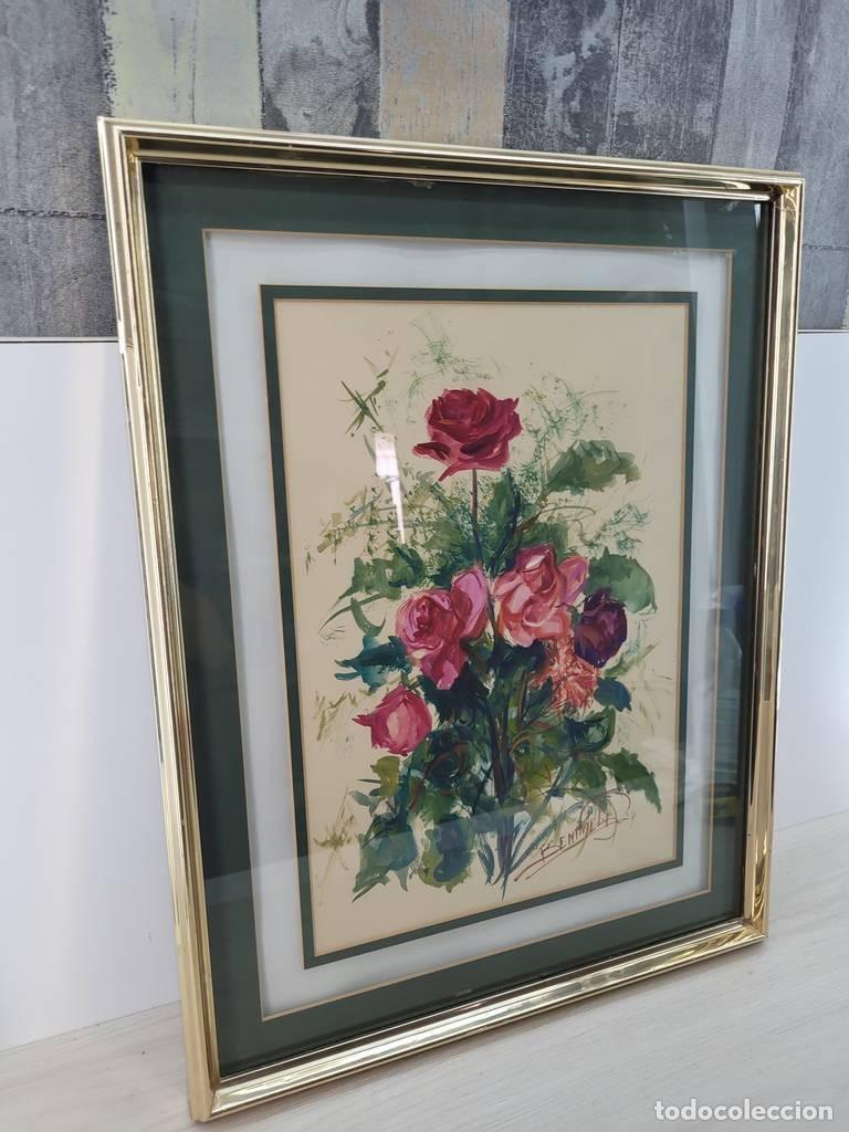 Arte: CUADRO RAMO DE ROSAS - Foto 3