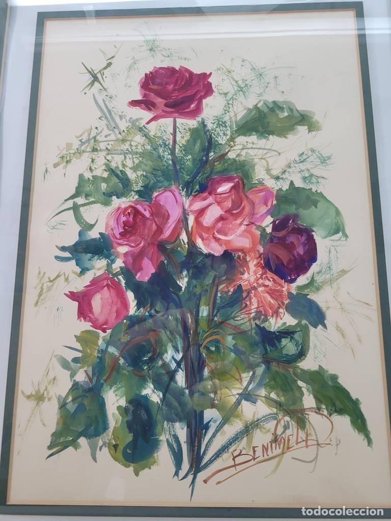Arte: CUADRO RAMO DE ROSAS - Foto 4