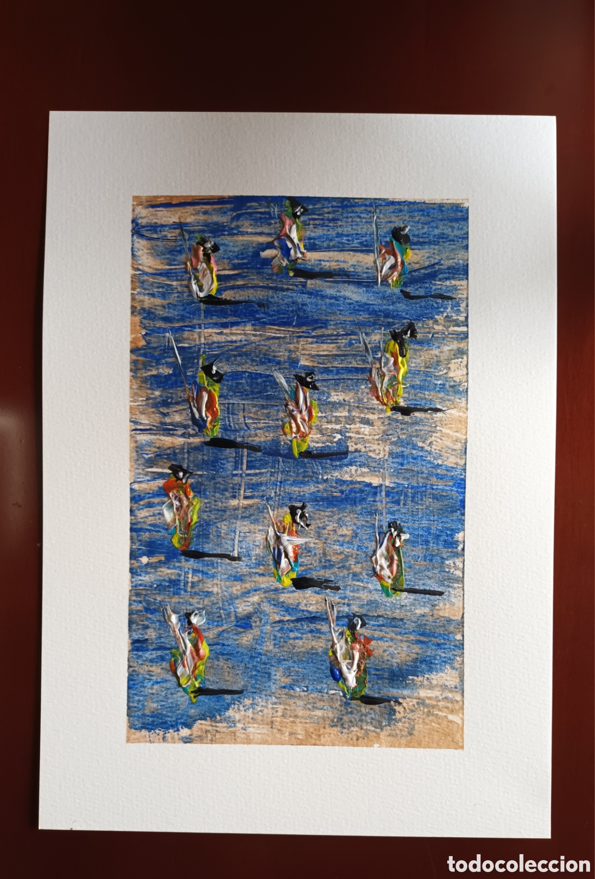 Arte: Cuadro L&aacute;mina Abstracta 21x29cm