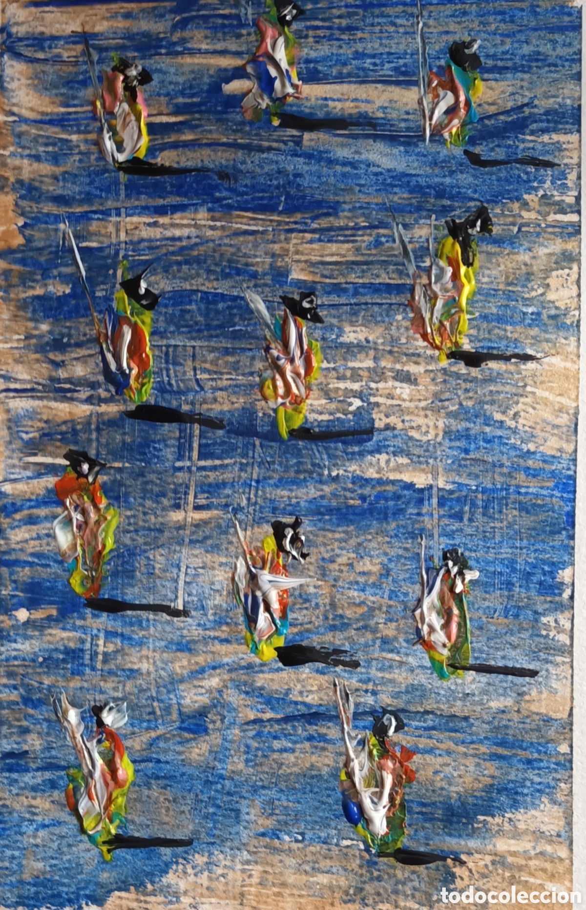 Arte: Cuadro L&aacute;mina Abstracta 21x29cm