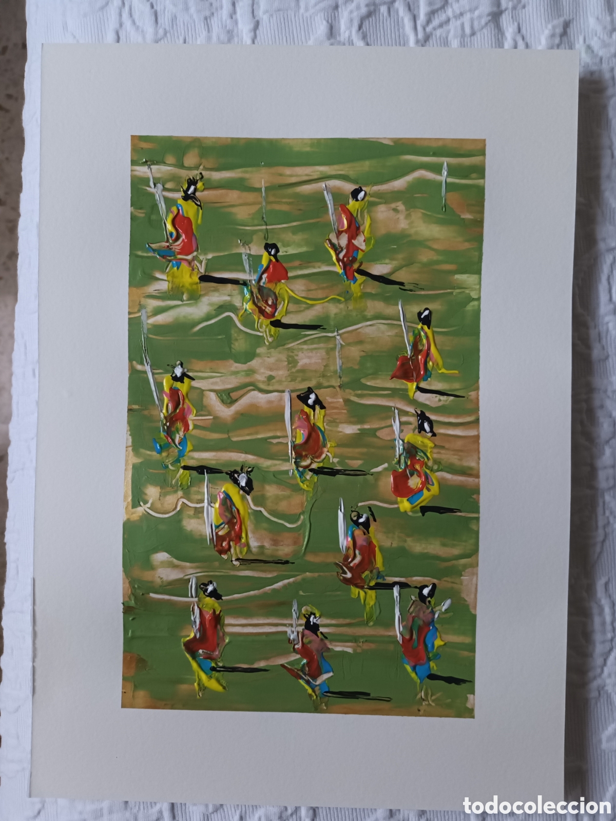 Arte: Cuadro L&aacute;mina Abstracta 21x29cm